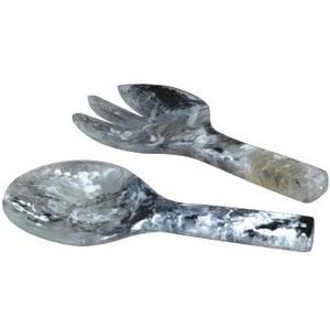 Juego de Cubiertos para Ensalada de Resina, Precio al por Mayor, Todos los Colores, Nuevo Estilo Ecológico, 12 Pulgadas, Utensilios de Cocina, Herramientas para Ensalada - Product Image 3