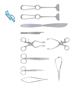 Ensemble d'instruments chirurgicaux en acier inoxydable de haute qualité 10 pièces Fabricant et exportateur - Product Image 5