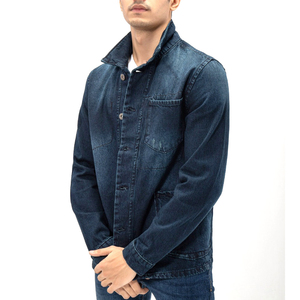 Chaqueta Vaquera Recubierta de Estilo Urbano para Hombre, Hecha a Medida, con Patrón de Letras, Mezcla de Algodón, Lista para el Invierno - Product Image 3