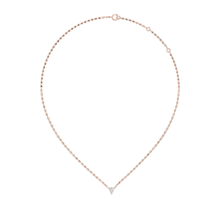 จี้เพชร CVD 0.74 กะรัต ระดับความสะอาด VVS-VS-EF พร้อมสร้อยคอทองคำ 18KT, 14KT สีโรสโกลด์, สีเหลืองทอง, สีขาวทอง ดีไซน์หรูหราสำหรับผู้หญิง - Product Image 4