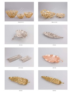 Aluminium Fruit Bowl Customized Metal Technique Leaf design for Home Hotel Restaurant-Factory Wholesale japanese - Product Image 2