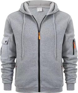 Sweat à capuche en laine de luxe haut de gamme personnalisé pour hommes et femmes, lourd, de haute qualité, technique de broderie tendance pour l'hiver - Product Image 5