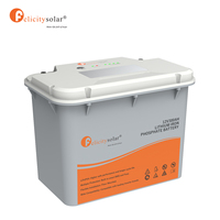Batterie LiFePO4 Felicitysolar FLA12300PG2 12,8V 300Ah 3,75kWh avec BMS intelligent WiFi Bluetooth pour stockage solaire