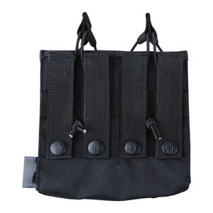 Pochette double pour chargeurs Alpha Mag en Cordura noir, taille unique, porte-chargeurs MOLLE utilitaire noir - Product Image 2