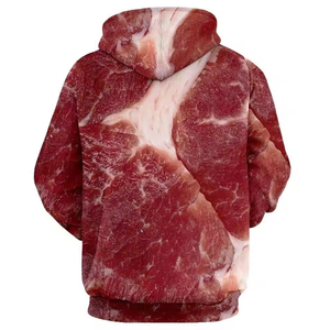 Personnalisé lourd entièrement sublimé Vintage lavé hiver hommes sweat pull 100% coton polaire Double thermique à capuche - Product Image 5