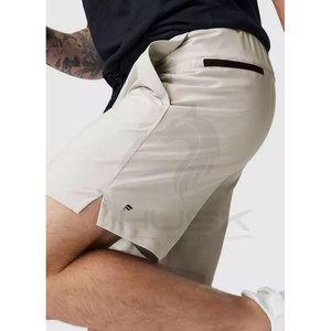 Short de sport pour hommes, nouveau Design OEM, 4 voies, extensible, gris, actif, 2022 - Product Image 3