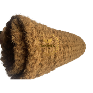 Estera de fibra de coco orgánica 100% artesanal de fibra de coco Natural de Color marrón claro de alta calidad hecha en Vietnam - Product Image 5