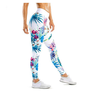 Nouvel Arrivage Leggings Femme Taille Mi-Haute Respirants à Sublimation avec Logo Personnalisé et Options de Taille Vente en Gros OEM - Product Image 2