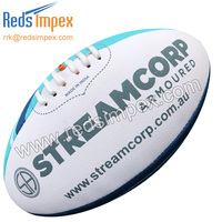 Ballon de football australien haute performance personnalisable, cousu à la machine, en caoutchouc synthétique, durabilité premium toutes saisons
