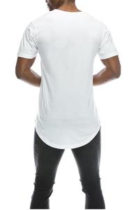 T-shirt en toile 100% coton, coupe régulière, longueur standard, couleur personnalisée, streetwear d'été, service OEM - Product Image 3