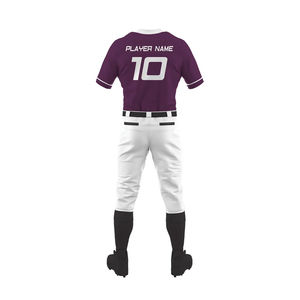 Uniformes de Béisbol con Impresión Digital Totalmente Personalizados, Conjuntos de Uniformes de Softbol con Nombres y Números de Equipo Personalizados, Venta al por Mayor OEM - Product Image 3