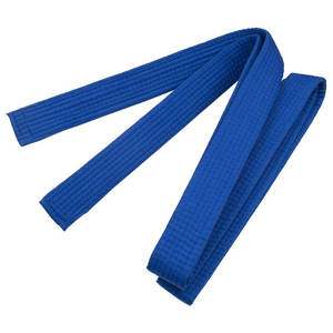 Cinturón de Taekwondo de Color Azul con Raya Naranja, Ancho de 4 cm, para Artes Marciales Mixtas, Karate, Academia - Product Image 2