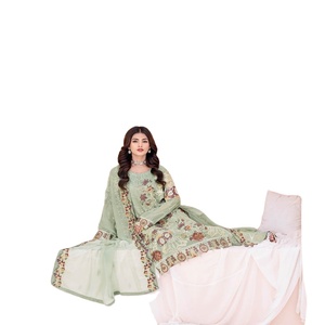 ชุดอนาลกาลิปักลายสุดหรูสำหรับผู้หญิงเดรสอินเดียสำหรับงานแต่งงานและปาร์ตี้ Ramsha - Product Image 1