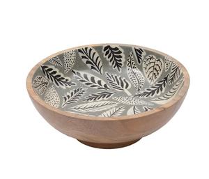 Juego de cuencos de madera esmaltada de dos ensaladeras más vendidas, tamaño personalizado hecho en La India - Product Image 1