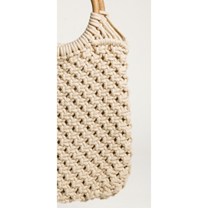 กระเป๋าถือผ้าฝ้าย macrame สินค้าใหม่ล่าสุดซื้อตอนนี้ - Product Image 3