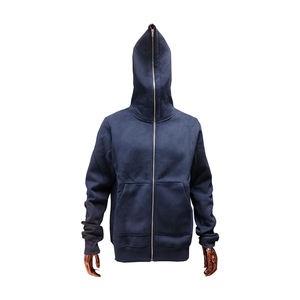 Servicio OEM, Sudaderas con Capucha Personalizadas con Logotipo Bordado, Ropa Personalizada con Cierre Frontal, Diseño de Esqueleto Gótico de Halloween, 100% Algodón, Corte Holgado - Product Image 1