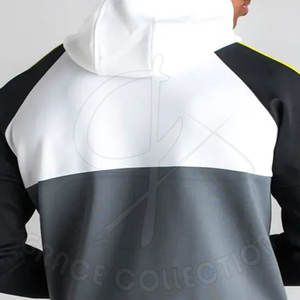 Ensemble de survêtement décontracté pour homme, coupe oversize, avec sweat à capuche zippé, motif uni, deux pièces, design personnalisable – Meilleures ventes - Product Image 5