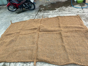 Üretici Eco2go Vietnam hindistan cevizi elyaf Coir gölge yelken doğal güneşlik ve dekoratif açık tente alev geciktirici - Product Image 4