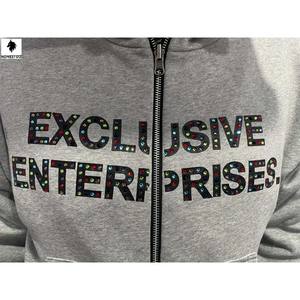 เสื้อฮู้ดผ้าฟลีซปักโลโก้ได้ตามต้องการของผู้ชายเสื้อสเวตเชิ้ตลำลองฤดูหนาวแบบลำลองเทคนิคการพิมพ์ลายนูนบนหน้าจอแบบ3D เทคนิคซักได้ - Product Image 4