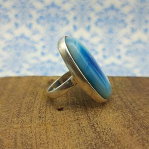 Crazy Lace Agate Gemstone Bague en argent sterling massif 925 faite à la main à vendre au meilleur prix - Product Image 3