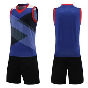 Professional Volleyball Kits Custom Sublimation Prints Fade-Resistant and Anti-Shrink Fabric for High Performance - Product Image 4