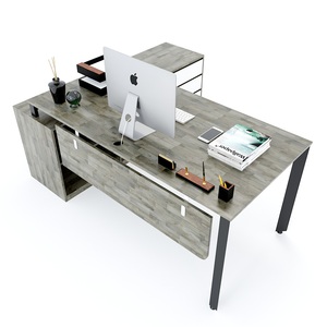 Trian Concept 160x80 Industrial Design Style Assembled Table with <b>Cabinet</b> Legs HCTA022 - Product Image 2