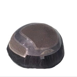 Toupee para Hombre Taz Hair, Peluca de Cabello Humano 100%, Densidad Cruda 60%-150%, Cabello Indio Remy, Resistente al Agua, Ondulado - Product Image 6