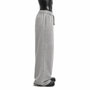Pantalones Deportivos de Alta Calidad, Corte Holgado, Cintura con Cordón, Pantalones de Felpa, Entrega Rápida - Product Image 4