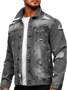 Heavyweight Cotton Denim <b>Jacket</b> Distressed Washed Jeans Outerwear Custom Branding Wholesale Supplier for Fashion Retail Stores - Product Image 5