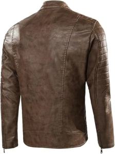 Vestes en cuir pour hommes de haute qualité à prix bas fabriquées au Pakistan, vente en gros, mode, utilisation en extérieur en hiver, logo frontal respirant - Product Image 6