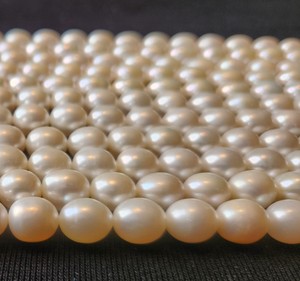 Perles de culture d'eau douce perles en vrac brins bijoux de haute qualité brins de perles naturelles non traitées pour la fabrication de bijoux - Product Image 1