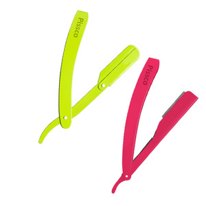 Navaja de Afeitar Recta Manual de Acero Inoxidable de Alta Calidad, Mango de Acero Inoxidable, Navaja de Afeitar Plegable Recta, 1 Pieza - Product Image 2