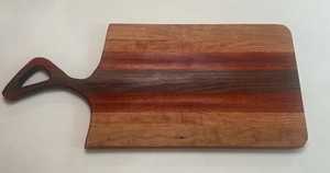 Tabla de cortar de madera de primer nivel Tabla de queso con cuchillo de acero inoxidable, hecha para chefs y anfitriones - Product Image 2