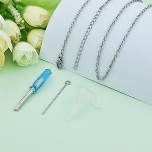 Argent papa crémation bijoux cendres en acier inoxydable urne pendentif mémorial urne collier pour hommes femmes titulaire humain taille personnalisée - Product Image 5