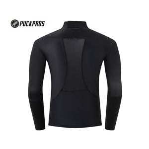 Professional Custom Hockey Neck Guard Shirt Breathable Mesh Cut Resistant Long Sleeve Compression Top - Product Image 3
