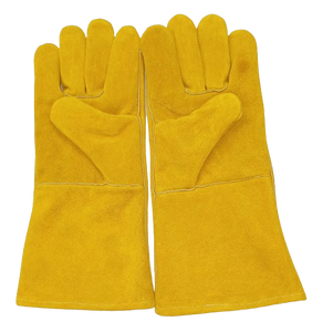 CE ISO ถุงมือหนังวัวแยกขนาด XL, ถุงมืออเนกประสงค์กันน้ำทำงานกลางแจ้งปลอดภัยสำหรับคนงานหน้าจอสัมผัสป้องกันไฟ - Product Image 4