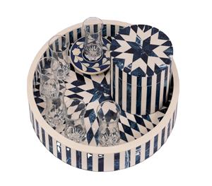 Mother of Pearl Inlay Bakhoor <b>Incense</b> Burner Set <b>Incense</b> Mubkhar Oud Bakhoor <b>Box</b> and Burner Mubkhar - Product Image 5