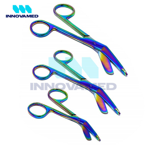 Ciseaux chirurgicaux pour pansements en acier inoxydable de qualité supérieure, autoclavables, service OEM, fabriqués au Pakistan - Product Image 1