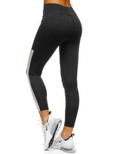 Leggings de gym taille haute personnalisés pour femmes, leggings imprimés confortables en polyester, spandex, tissu tricoté, extensible et respirant - Product Image 2