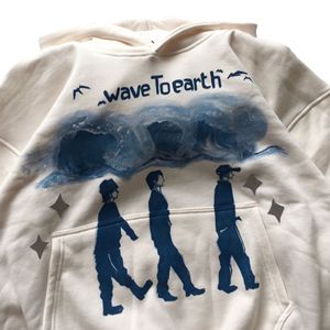 Sudaderas con capucha extragrandes de algodón 100% al por mayor para hombre con diseño personalizado de logotipo y cremallera para invierno y con estampado de hojaldre - Product Image 3