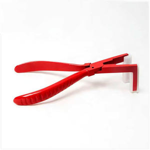 Alicates de acero hechos a medida de alta calidad, multifunción, superficie plana, pelo Flexible, antideslizante, cinta eficiente, Color rojo - Product Image 1