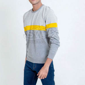 Pull confortable en tissu mélangé à manches longues, tricot doux pour hommes et femmes, usage quotidien - Product Image 2