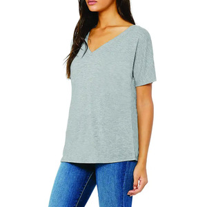 T-shirt léger pour femmes respirant de haute qualité logo personnalisé/couleurs t-shirt pour femmes avec un matériau durable chemise pour femmes - Product Image 2