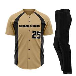 Uniforme de Béisbol Sublimado Personalizado Unisex, Ropa Deportiva Transpirable en Oferta, de Fábrica en Pakistán, Tallas Grandes para Adultos - Product Image 1
