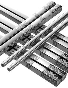 Ensemble de bâtonnets à découper en métal fabriqués à la main Ustensile de cuisine durable pour la maison et le restaurant - Product Image 6