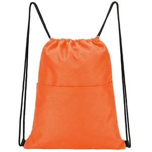 GAF Sacs à cordon de bonne qualité avec logo imprimé Sac de sport à cordon en nylon avec 10 couleurs pour hommes et femmes - Product Image 6