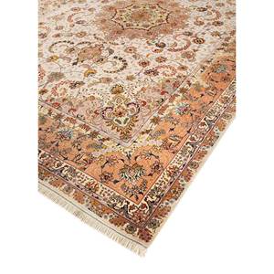 Alfombra Gulmarg de Lana y Seda Anudada a Mano con Patrón de Medallón Rojo y Naranja para el Hogar, Pasillo y Dormitorio, Alfombra Rectangular para Habitación -Pae-4929 - Product Image 2