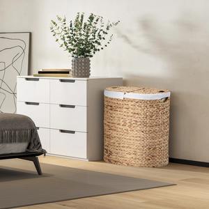 Panier de rangement ovale à double couvercle, tissé à la main, durable, écologique, fabriqué au Vietnam, vente en gros - Product Image 3