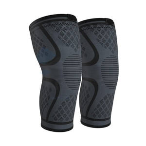 Attelle de genou pour femmes et hommes, lot de 2, attelle de genou pour la course à pied, douleur au genou, soutien du genou, manchon de compression, entraînement, genouillères de sport - Product Image 1