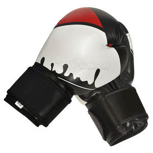 Gants de boxe en cuir durables avec logo personnalisé, options de couleur unie, évacuation de l'humidité, gants d'entraînement unisexes - Product Image 2